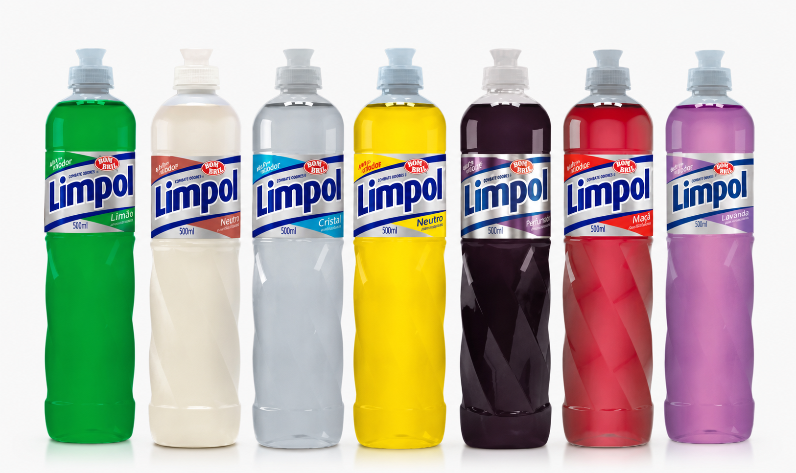 Linha de detergentes Limpol